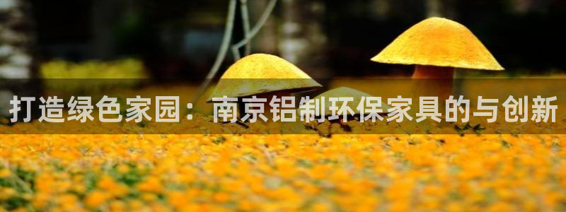 杏耀注册代理：打造绿色家园：南京铝制环保家具的与创新