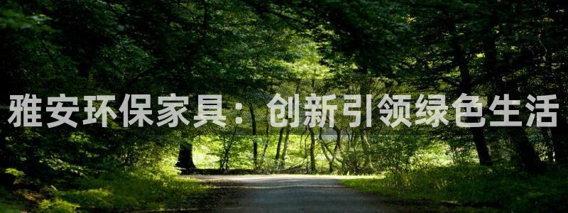 杏耀平台官方网站：雅安环保家具：创新引领绿色生活